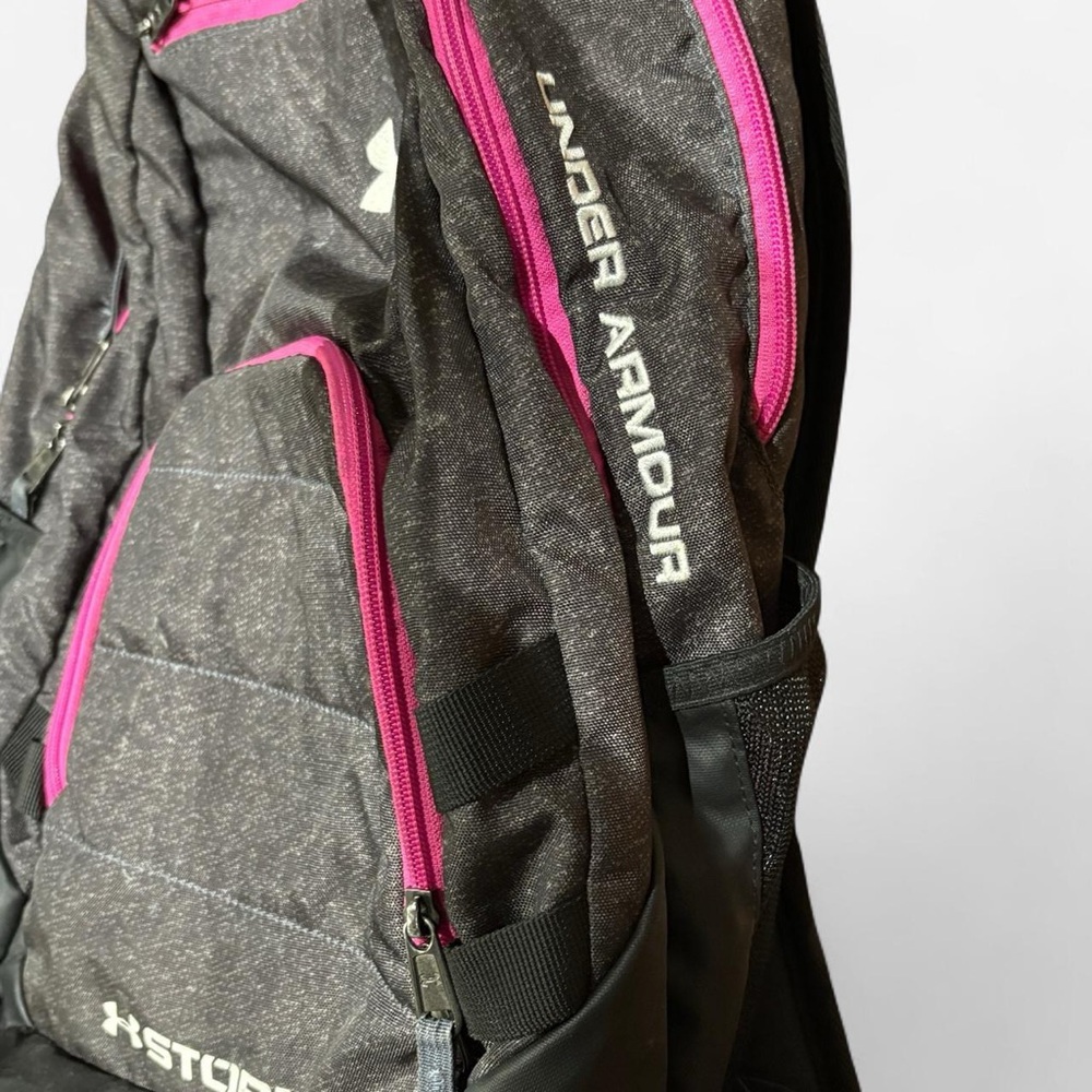 Under Armour Charcoal and Magenta Women's Backpack - Picture 3 of 7
